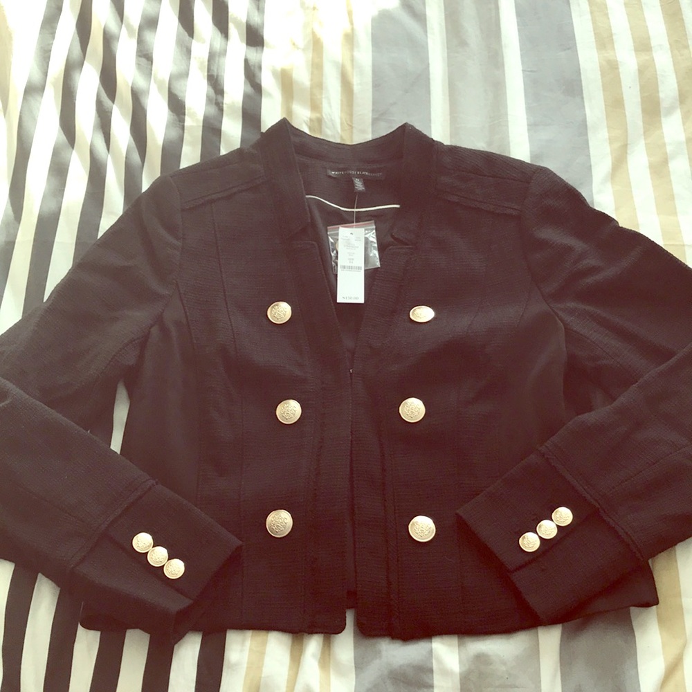 NWT Black Admirals Jacket with tags